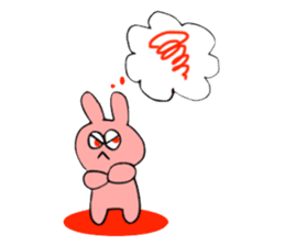 'IRO-USAGI' Colorful Bunny sticker #2197865