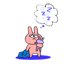 'IRO-USAGI' Colorful Bunny sticker #2197872