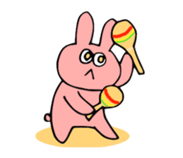 'IRO-USAGI' Colorful Bunny sticker #2197876