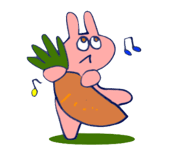'IRO-USAGI' Colorful Bunny sticker #2197877