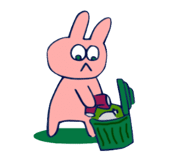 'IRO-USAGI' Colorful Bunny sticker #2197879