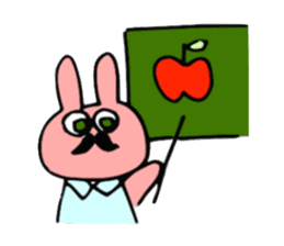 'IRO-USAGI' Colorful Bunny sticker #2197894