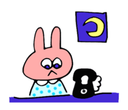 'IRO-USAGI' Colorful Bunny sticker #2197896