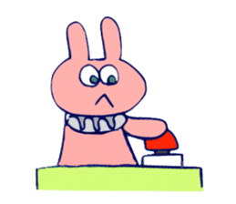 'IRO-USAGI' Colorful Bunny sticker #2197897