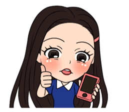 StampGirl "Smartphone Life" English sticker #2197947