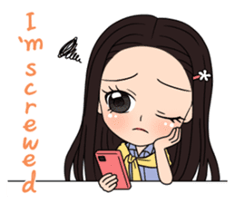 StampGirl "Smartphone Life" English sticker #2197980