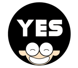 Morgan With The Afro Hair sticker #2198066