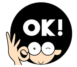 Morgan With The Afro Hair sticker #2198067