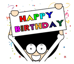 Morgan With The Afro Hair sticker #2198099