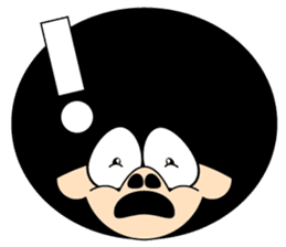 Morgan With The Afro Hair sticker #2198103