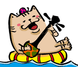 sansin-cat sticker #2198187