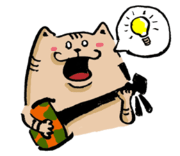 sansin-cat sticker #2198196