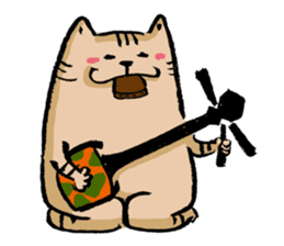 sansin-cat sticker #2198200