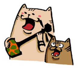 sansin-cat sticker #2198206