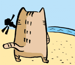 sansin-cat sticker #2198223