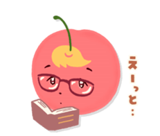 Lovely Cherry Girl sticker #2198843