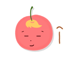 Lovely Cherry Girl sticker #2198844