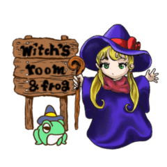 witch's room & frog English