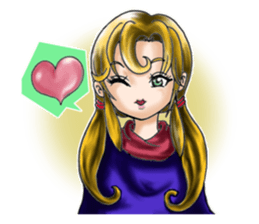 witch's room & frog English sticker #2198950