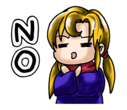 witch's room & frog English sticker #2198958