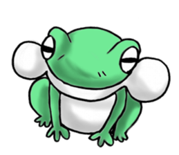 witch's room & frog English sticker #2198965