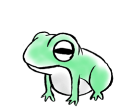 witch's room & frog English sticker #2198967