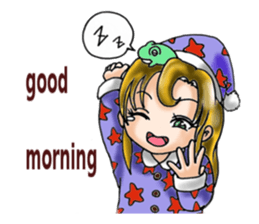 witch's room & frog English sticker #2198972