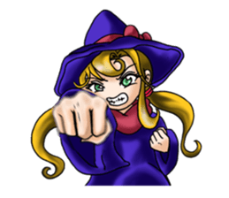 witch's room & frog English sticker #2198976