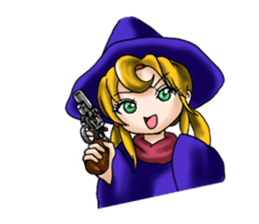 witch's room & frog English sticker #2198979