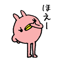 long legs rabbit sticker #2200518