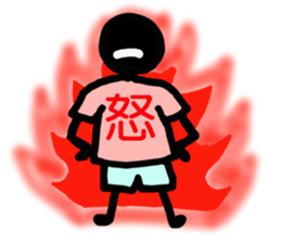 T-shirt man sticker #2200829