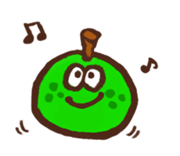 Happy Cartoon Fruits sticker #2200864