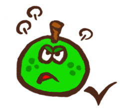 Happy Cartoon Fruits sticker #2200866