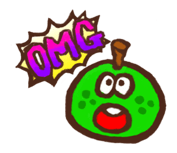 Happy Cartoon Fruits sticker #2200867