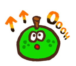 Happy Cartoon Fruits sticker #2200869