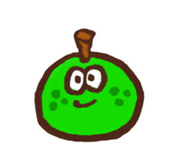 Happy Cartoon Fruits sticker #2200871