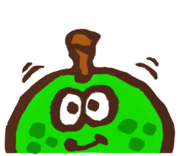 Happy Cartoon Fruits sticker #2200872