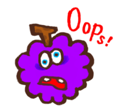 Happy Cartoon Fruits sticker #2200881