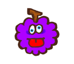 Happy Cartoon Fruits sticker #2200882