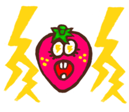 Happy Cartoon Fruits sticker #2200887