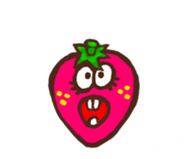 Happy Cartoon Fruits sticker #2200890