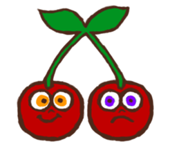 Happy Cartoon Fruits sticker #2200897