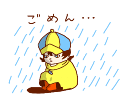 Daily abiding Mr.Amehurashi(Aplysia) sticker #2201259