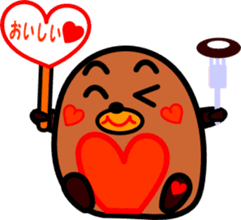 Heart Mogu sticker #2202008