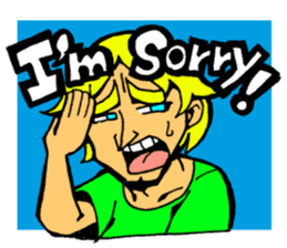 "thank you" & "sorry" sticker #2202484