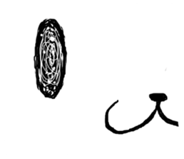 Biting rabbit and chicken Sticker sticker #2203367