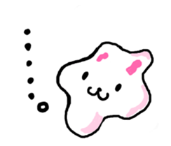 Biting rabbit and chicken Sticker sticker #2203379