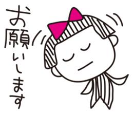 Stripe girl vol.1 sticker #2203883