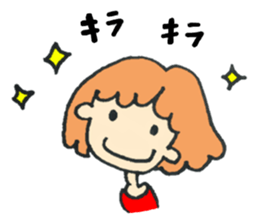 Girl of a slow pace sticker #2204024