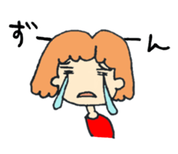 Girl of a slow pace sticker #2204026